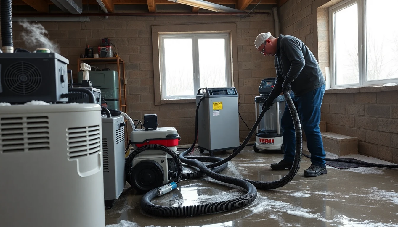 Snowmelt Basement Flood Cleanup